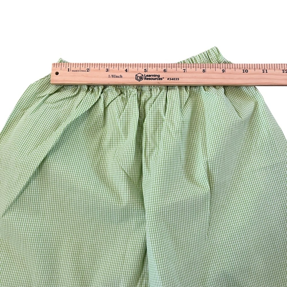 Boys Smocked Frogs Gingham Short Set 5T Maria Court - Picture 10 of 12